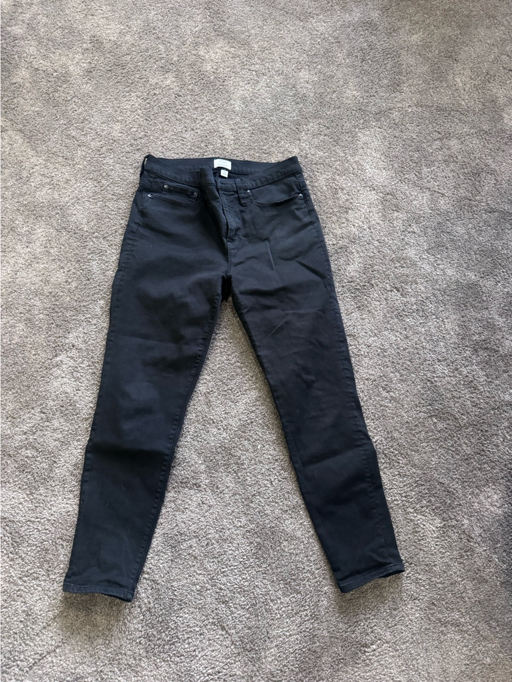 J Crew Black Women’s High-Rise Toothpick Skinny Jeans